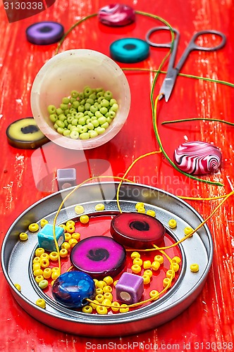 Image of crafts with beads