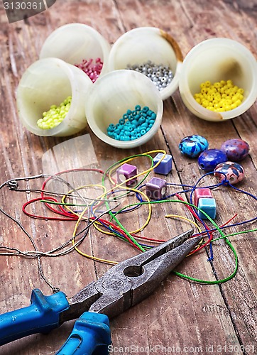 Image of crafts with beads