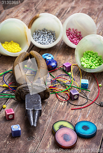 Image of crafts with beads