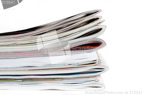 Image of Magazines isolated