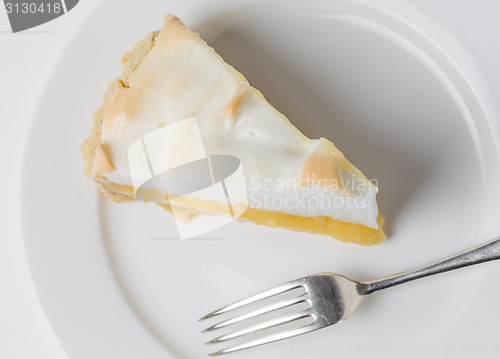 Image of Lemon meringe from above