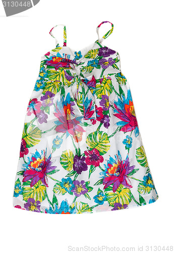 Image of Vibrant Summertime Baby Girl Dress