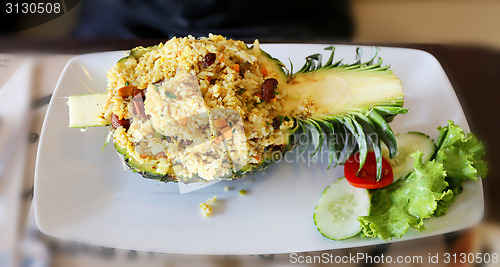 Image of Rice with vegetables pineapple 