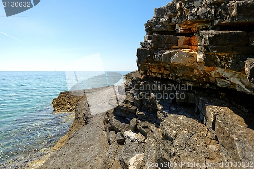 Image of Beach with rocks and clean water