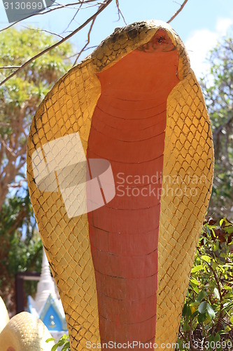 Image of The roof of a Buddhist temple 