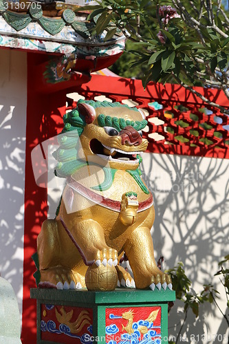 Image of Statue of Chinese dragons 