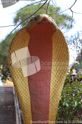 Image of The roof of a Buddhist temple 