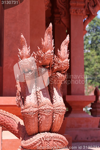 Image of The roof of a Buddhist temple 