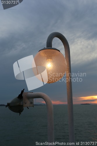 Image of The lantern on the ferry 