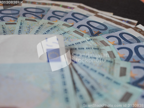 Image of Euro bank notes