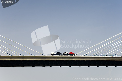 Image of Cars over the bridge