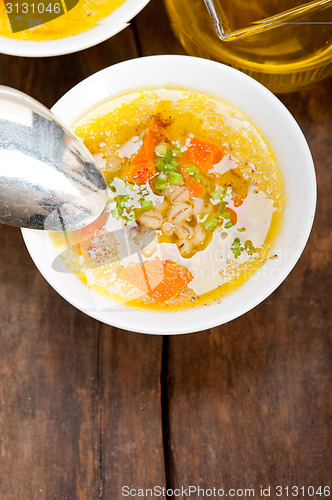 Image of Syrian barley broth soup Aleppo style