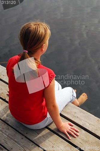 Image of Girl child dock