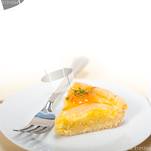 Image of fresh pears pie dessert cake 