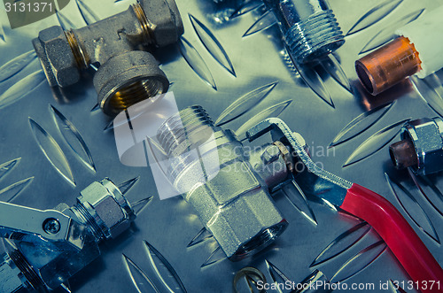 Image of Plumbing Kit on a metal surface