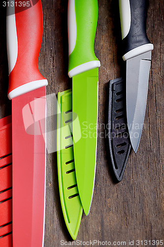 Image of ceramic knifes