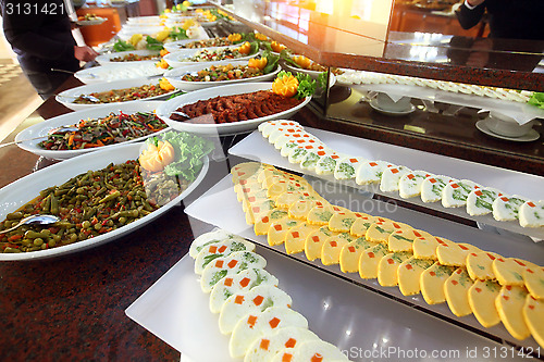 Image of Buffet table