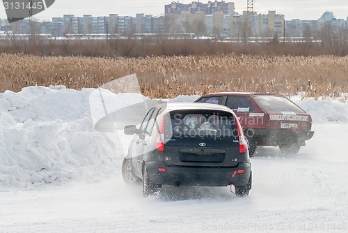 Image of Sports ice competitions on cars