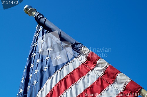 Image of American Flag detail