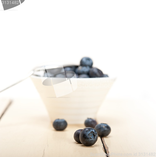 Image of fresh blueberry bowl