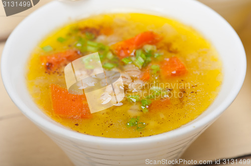 Image of Syrian barley broth soup Aleppo style