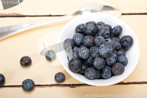 Image of fresh blueberry bowl