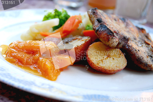 Image of Pork chop dinner