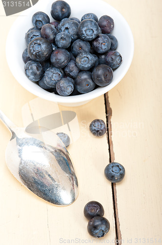 Image of fresh blueberry bowl