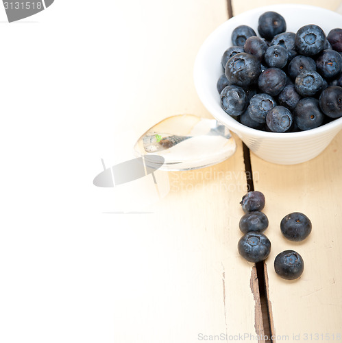 Image of fresh blueberry bowl