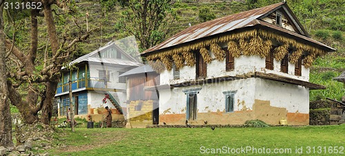 Image of Nepalese houses