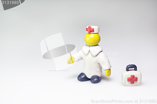Image of Doctor with first aid kit