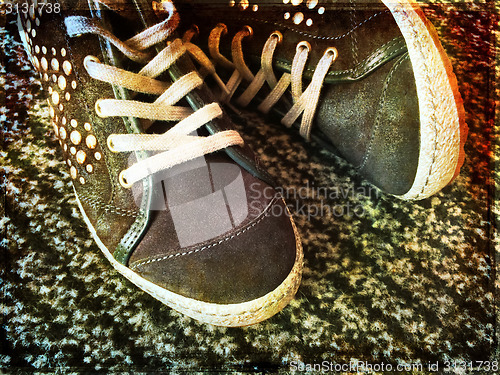 Image of Fashionable teenage shoes