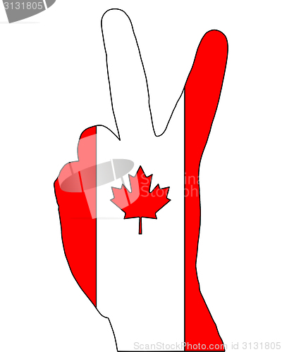 Image of Canadian finger signal