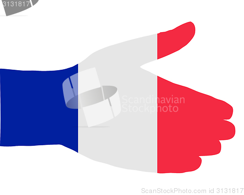 Image of French handshake