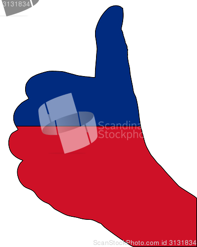 Image of Liechtenstein hand signal