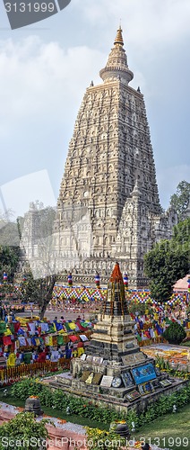 Image of Mahabodhi Temple complex