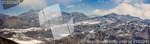 Image of Mountains and clouds in Arunachal Pradesh, India