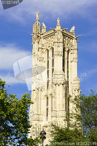 Image of Tour Saint Jacques in Paris, France