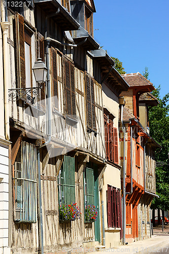 Image of Half-timbered houses in Troyes, France