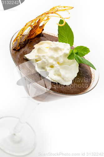 Image of Mousse in tipped martini glass