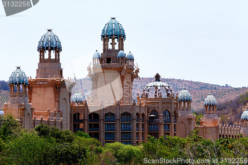 Image of panorama of Sun City, The Palace of Lost City, South Africa