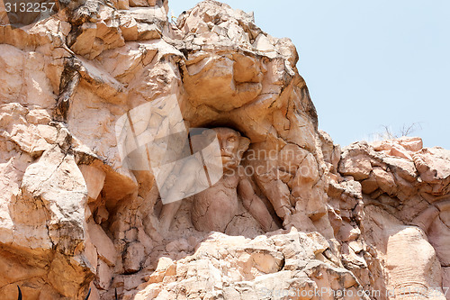 Image of monkey statue on the Bridge of Time, Sun City resort