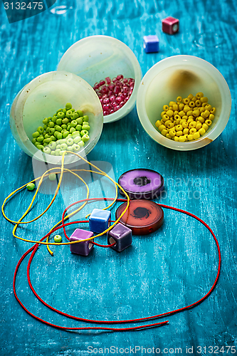 Image of crafts with beads