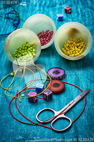 Image of crafts with beads