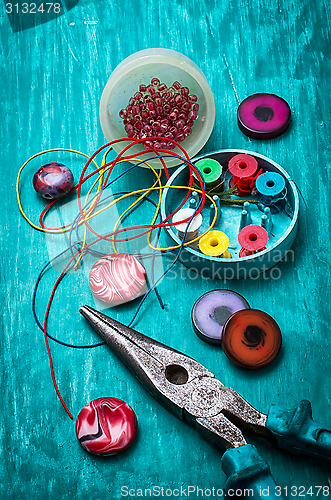 Image of crafts with beads
