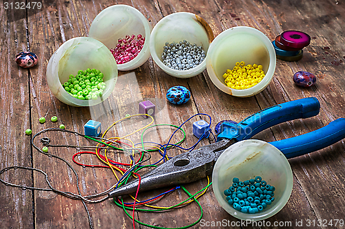 Image of crafts with beads