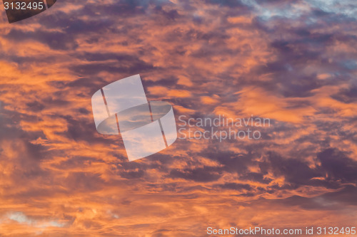 Image of Clouds at sunset