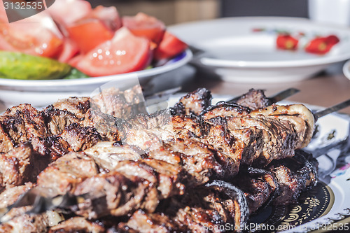 Image of Appetizing shish kebab