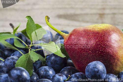 Image of Pear and  plum