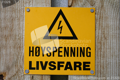 Image of Høyspenning livsfare
